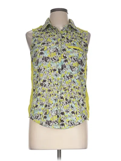 Pre-owned Bongo Sleeveless Blouse In Yellow