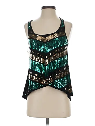 Pre-owned Bongo Sleeveless Top Black Halter Neckline Tops