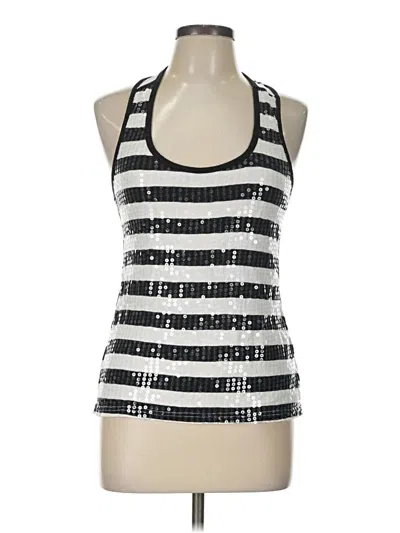 Pre-owned Bongo Tank Top Silver Halter Neckline Tops
