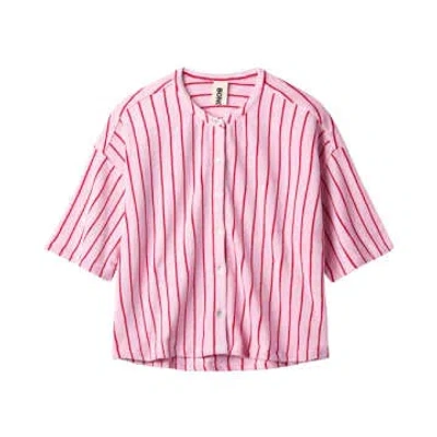 Bongusta Baby Pink & Ski Patrol Naram Oversized Shirt