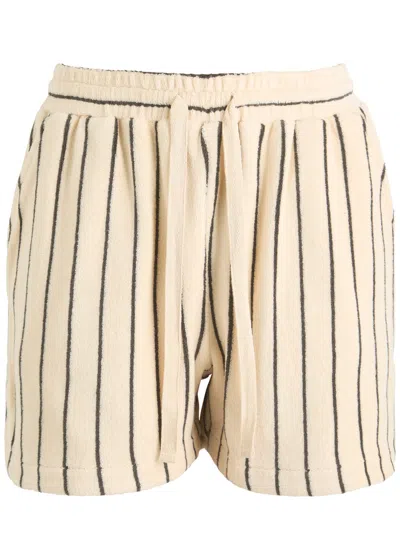 Bongusta Naram Striped Terry Shorts