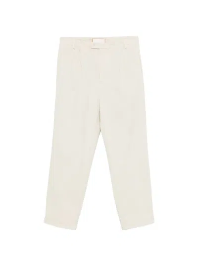 Bonheur Belt-loop Pleated Trousers In Neutral