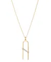 Bonheur Jewelry Ariella Letter A Necklace In Gold