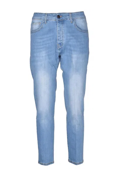 Bonheur Light Blue Tapered Denim Jeans