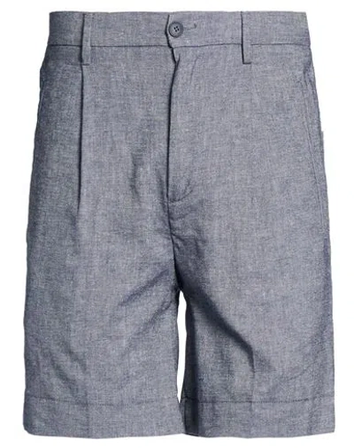 Bonheur Man Denim Shorts Blue Size 32 Viscose, Cotton, Polyester, Linen