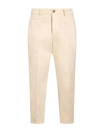Bonheur Man Pants Beige Size 33 Cotton