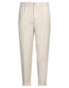 Bonheur Man Pants Beige Size 40 Polyester, Viscose, Elastane