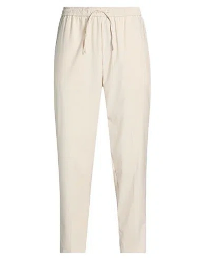 Bonheur Man Pants Cream Size 33 Polyester, Viscose, Elastane In White