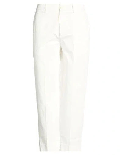 Bonheur Man Pants White Size 34 Cotton