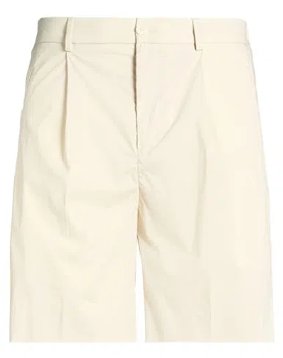 Bonheur Man Shorts & Bermuda Shorts Cream Size 34 Cotton, Polyamide, Elastane In Neutral