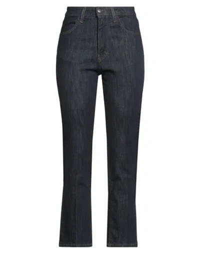Bonheur Woman Jeans Blue Size 32 Cotton, Elastane