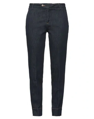 Bonheur Woman Jeans Blue Size 32 Cotton, Elastane