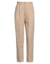 Bonheur Woman Pants Beige Size 27 Viscose, Linen