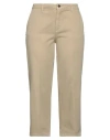 Bonheur Woman Pants Beige Size 31 Cotton In Beige