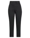Bonheur Woman Pants Black Size 29 Cotton, Elastane