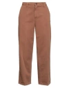 Bonheur Woman Pants Camel Size 29 Cotton In Beige