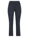 Bonheur Woman Pants Midnight Blue Size 25 Cotton, Elastane