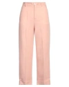 Bonheur Woman Pants Pink Size 25 Viscose, Linen