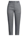 Bonheur Woman Pants Slate Blue Size 36 Viscose, Cotton, Polyester, Linen In Blue
