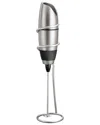 Bonjour Coffee Hand-held Battery-operated Beverage Whisk / Milk Frother In Silver