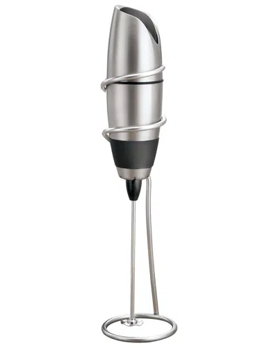 Bonjour Coffee Hand-held Battery-operated Beverage Whisk / Milk Frother In Silver