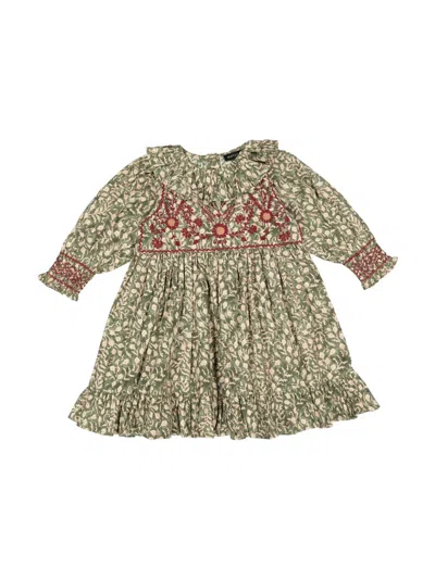 Bonjour Kids'  "iris" Dress In Green