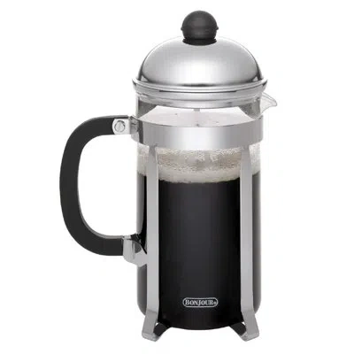 Bonjour Monet French Press Coffee Maker In Silver