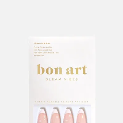Bonmuz Romantic French | Soft & Durable Press-on Nails In White