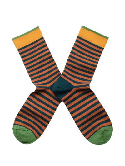 Bonne Maison Corsaire Striped Socks In Multi