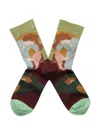 Bonne Maison Graphic-knit Socks In Multi