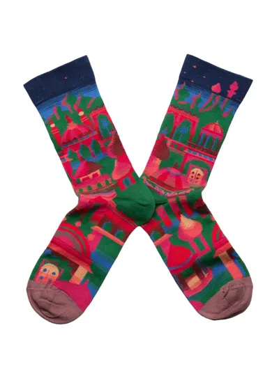 Bonne Maison Le Tapis Socks In Multi