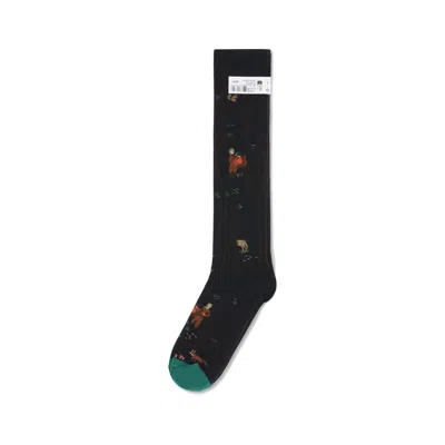 Bonne Maison Nature-inspired Pattern Socks In Multi