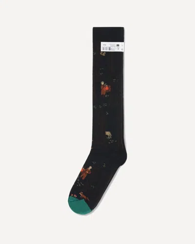 BONNE MAISON NATURE-INSPIRED PATTERN SOCKS