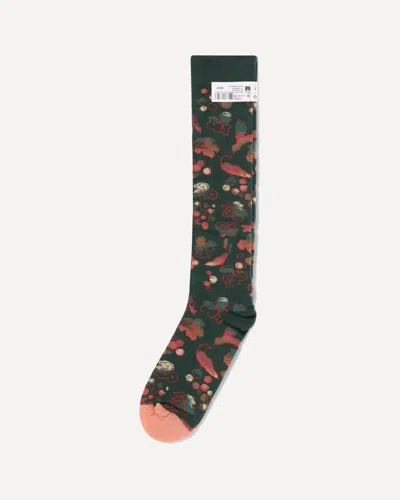 BONNE MAISON NATURE-INSPIRED PATTERN SOCKS