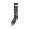 Bonne Maison North Pole Patterned Socks In Green