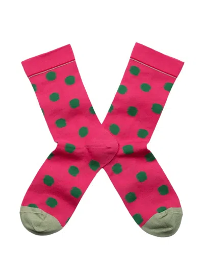 Bonne Maison Polka-dot Socks In Animal Print