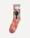 Bonne Maison Vase With Flowers Pattern Socks In Multi