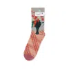 Bonne Maison Vase With Flowers Pattern Socks In Multi