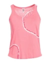 Bonneterie Universel Woman Tank Top Pink Size 2 Linen, Elastane