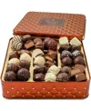 Bonnie & Pop Chocolate Truffle Gift Tin, 2.3 Lbs In Copper