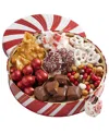 Bonnie & Pop Christmas Peppermint Gift Tin, 7 Sections In Transparent