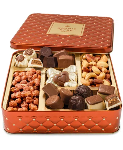 Bonnie & Pop Valentine's Day Chocolate And Nut Assortment, 29 Pieces In Brown