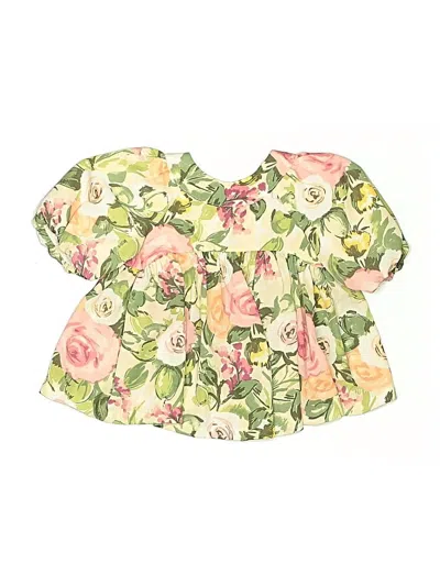 Pre-owned Bonnie Baby Babies' 3/4 Sleeve Blouse In Yellow