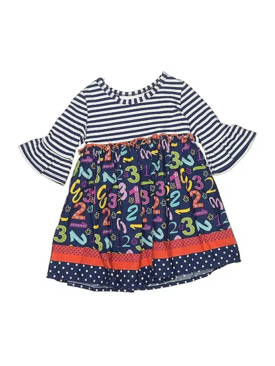 Pre-owned Bonnie Baby Babies' Dress In Blue
