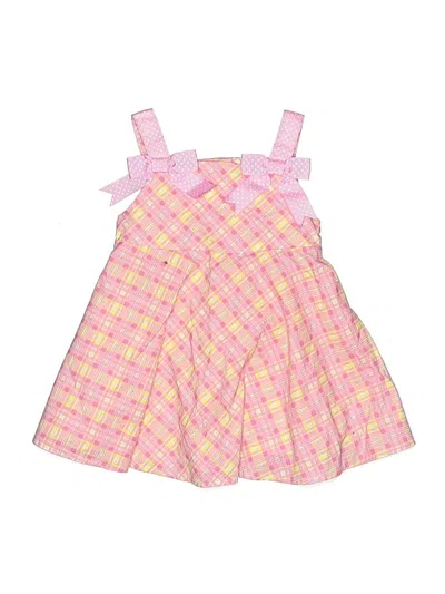Pre-owned Bonnie Baby Babies' Dress In Pink