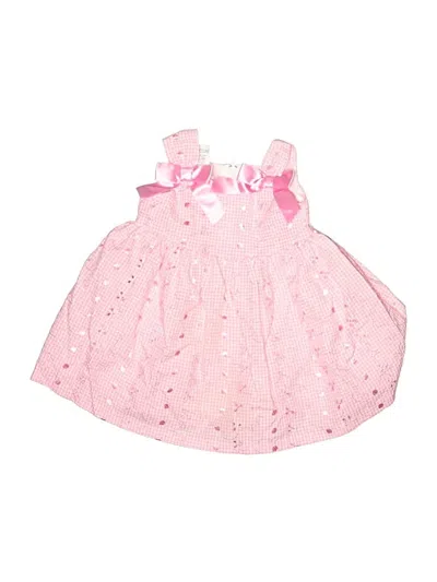 Pre-owned Bonnie Baby Babies' Dress In Pink