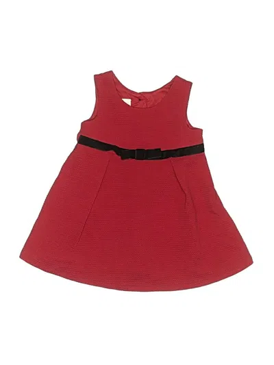 Pre-owned Bonnie Baby Babies' Dress In Red
