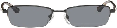 Bonnie Clyde Black & Brown Lucky Star Sunglasses In Tortoise Black