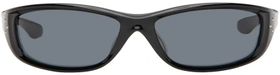 Bonnie Clyde Black Piccolo Sunglasses In Black/black