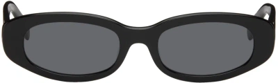 Bonnie Clyde Black Plum Plum Sunglasses In Black/black